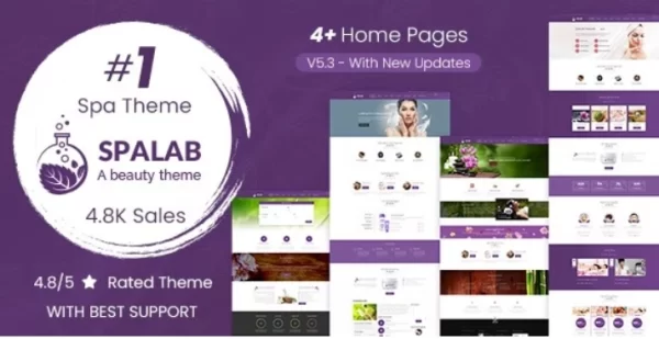 Spa Lab | Beauty Salon Theme 5.5 GPL Theme