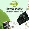 Spring Plants Gardening Houseplants WordPress Theme 2.9破解版主题