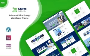 Stures Solar and Wind Energy Responsive WordPress Theme 1.0.0 GPL Theme