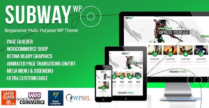 Subway Responsive Multi-Purpose WordPress Theme 3.2 GPL Theme