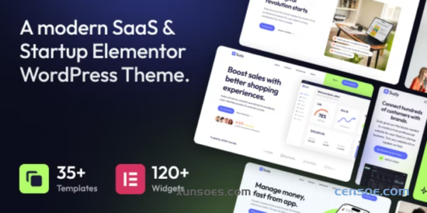 Suzly SaaS Startup Elementor WordPress Theme 1.0.1 GPL Theme