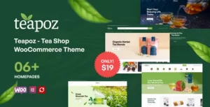 Teapoz Tea Shop WooCommerce Theme 1.1.1 GPL Theme
