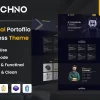 Techno Personal Portfolio WordPress Theme 5.0.0破解版主题