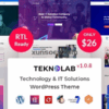 Teknolab Technology IT Solutions WordPress Theme 1.1.1破解版主题