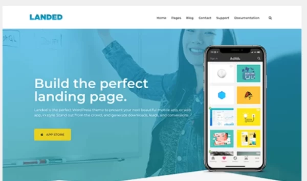 Theme Junkie – Landed 1.0.1 GPL Theme
