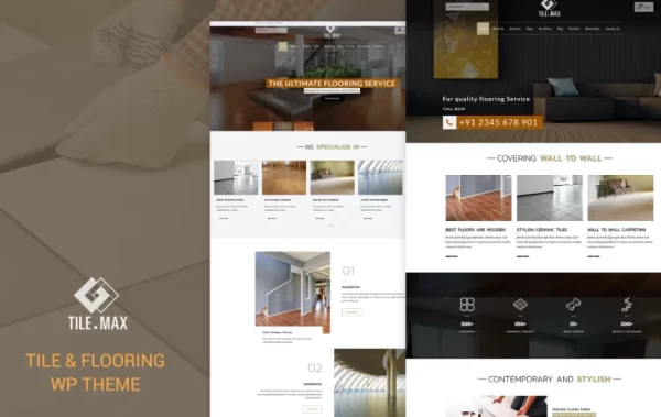Tile Max Tile Flooring WP Theme 2.8 GPL Theme
