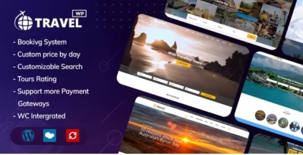 Travel WP  – Tour Travel WordPress Theme 2.0.7 GPL Theme