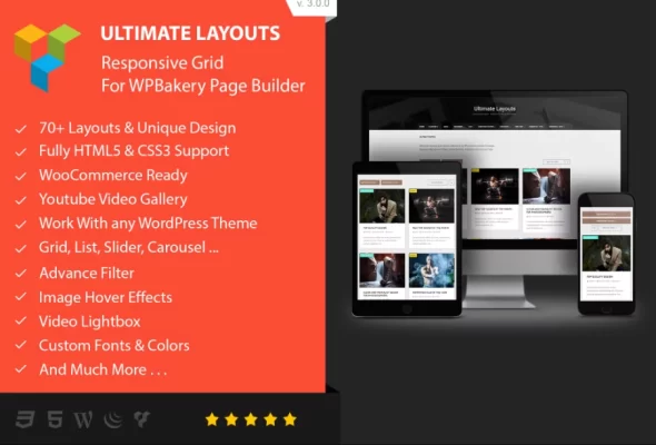 Ultimate Layouts Addon For WPBakery Page Builder 3.0.8 GPL Plugins