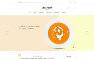 Vegetarian Restaurant Blog WordPress Theme 1.0.0 GPL Theme