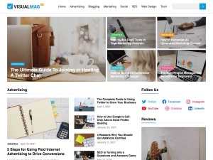 VisualMag Pro 1.0.8 GPL Theme