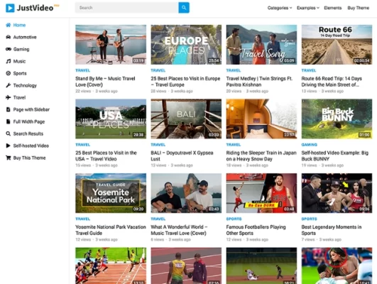 WP Enjoy – JustVideo Pro 1.0.7 GPL Theme