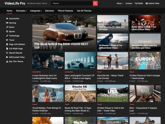 WP Enjoy – VideoLife Pro 1.0.4 GPL Theme