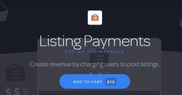 WP Job Manager Listing Payments 2.2.5 GPL Plugins