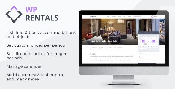 WP Rentals 3.12.2 GPL Theme