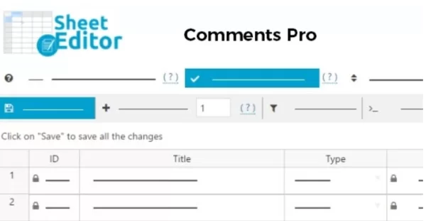 WP Sheet Editor Comments Pro 1.1.33 GPL Plugins