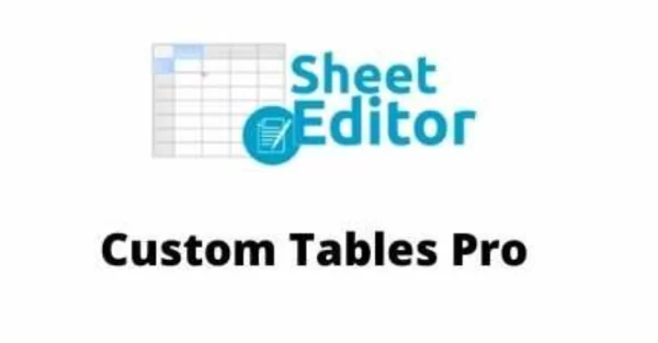 WP Sheet Editor – Custom Tables Pro 1.2.13 GPL Plugins