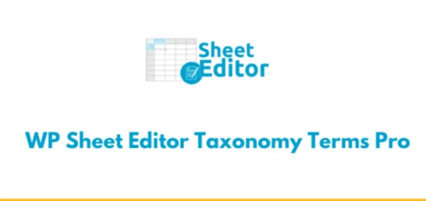 WP Sheet Editor – Taxonomy Terms Pro 1.7.16 GPL Plugins