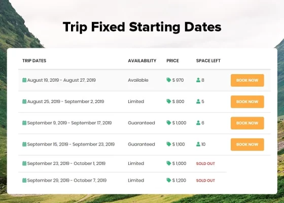 WP Travel Engine Trip Fixed Starting Dates 2.3.11 GPL Plugins