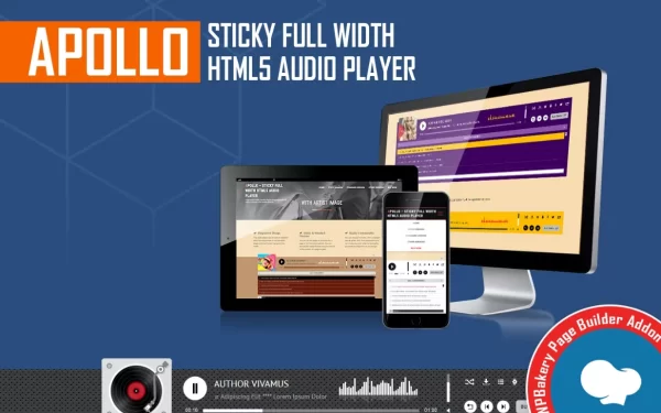 WPBakery Addon Apollo Audio Player 2.4 GPL Plugins