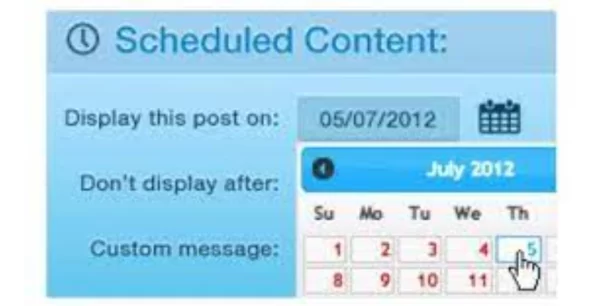 WPMU DEV Schedule Selected Content 1.2.2 GPL Plugins