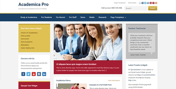 WPZOOM Academica Pro 3.0.19 GPL Theme