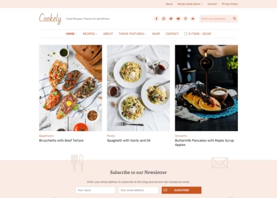 WPZOOM Cookely 1.1.4 GPL Theme