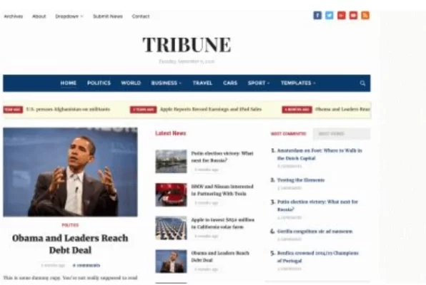 WPZOOM Tribune 4.2.2 GPL Theme