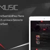 WeMusic Music Band Event WordPress Theme 1.8.0破解版主题