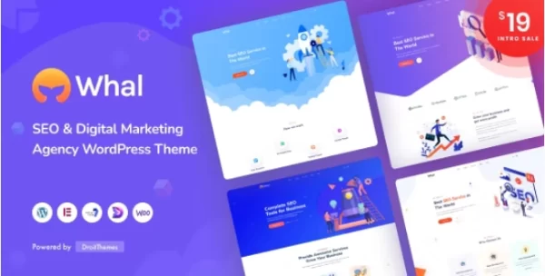 Whal Digital Marketing SEO WordPress Theme 1.0.8 GPL Theme