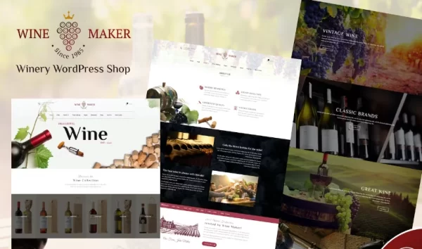 Wine Maker Winery WordPress Shop 3.0 GPL Theme