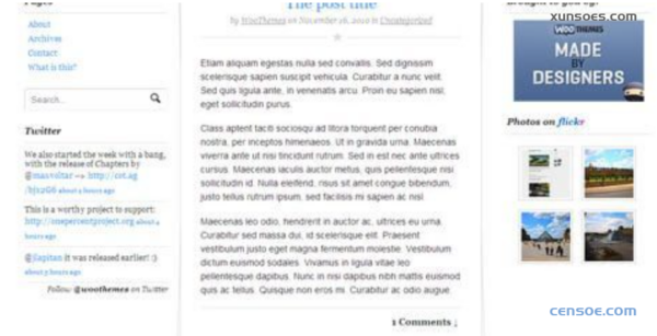 WooThemes Chapters Premium Theme 1.0.8 GPL Theme