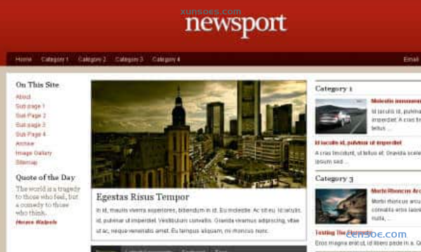WooThemes Newsport Premium Theme 2.3.0 GPL Theme