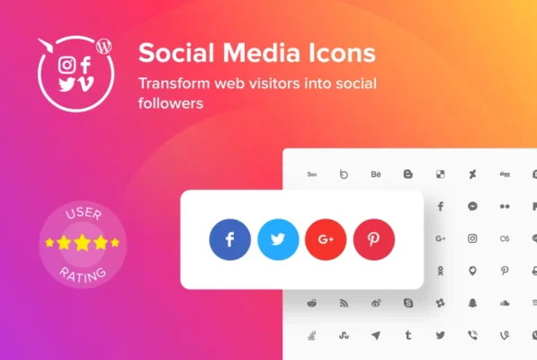 WordPress Social Media Icons 1.7.1 GPL Plugins