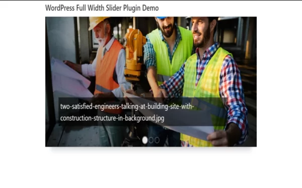 Wordpress Full Width Slider Plugin WordPress Plugin 1.1.4 GPL Plugins
