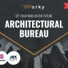 Worky Architectural Bureau Multipurpose Modern WordPress Elementor Theme WordPress Theme 2.1.4破解版主题