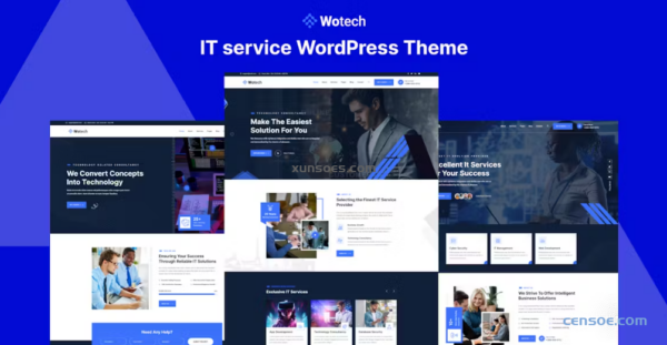 Wotech IT Service WordPress Theme 1.0.0 GPL Theme
