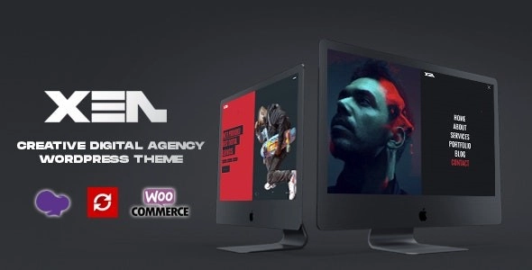 XEN Creative Portfolio Agency WordPress Theme 4.8 GPL Theme