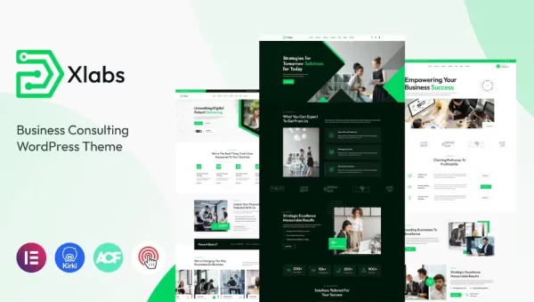 Xlab – Business Consulting WordPress Theme 1.0.1 GPL Theme