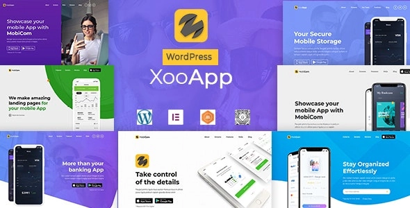 XooApp App Landing Page WordPress Theme 2.0.8 GPL Theme