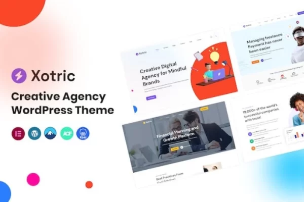 Xotric  – Creative Agency WordPress Theme + RTL 1.1 GPL Theme