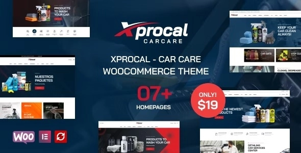 Xprocal Car Care WooCommerce Theme 1.1.1 GPL Theme