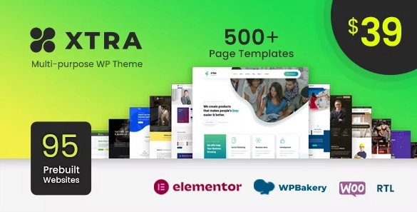 Xtra Multipurpose WordPress Theme + RTL 4.9.7 GPL Theme