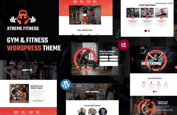 Xtreme Fitness | Gym Fitness WordPress Theme 1.0 GPL Theme