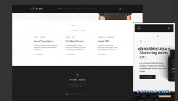 YOOTHEME AVANTI WORDPRESS THEME 1.0.7 GPL Theme