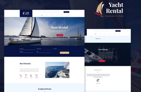 Yacht Rental 2.0.0 GPL Theme