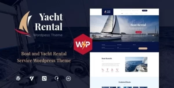 Yacht and Boat Rental Service WordPress Theme 1.2.5 GPL Theme