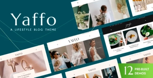 Yaffo A Lifestyle Personal Blog WordPress Theme 1.3.0 GPL Theme