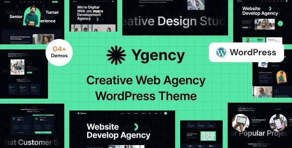 Ygency Web Design Agency WordPress Theme 1.1.1 GPL Theme