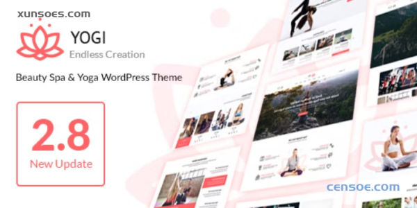 Yogi Health Beauty Yoga WordPress Theme 2.9.0 GPL Theme
