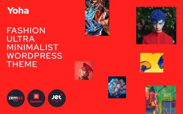 Yoha Fashion Ultra Minimalist WordPress Theme 1.0.1 GPL Theme